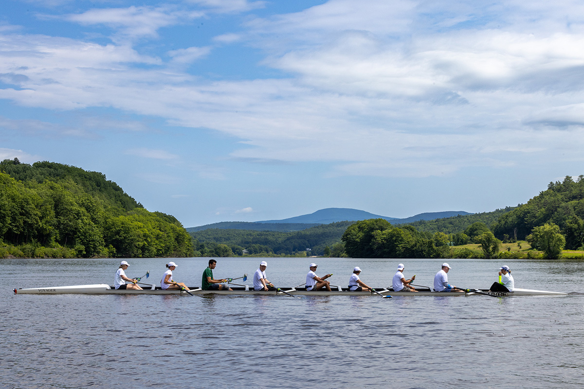 rowing on the connecticut river